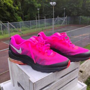 Nike Women's Vibrant Pink and Black Athletic Shoes